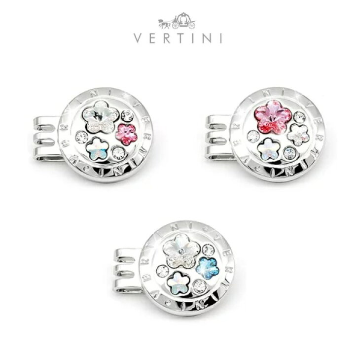 VERTINI SWAROVSKI クリスタル ボールマーカー ゴルフ