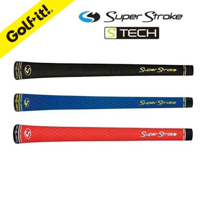 SUPER STROKE S-Tech ゴルフ グリップ