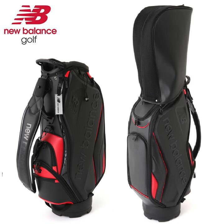 New Balance Golf マットシンセティックレザー キャディバッグ ゴルフ