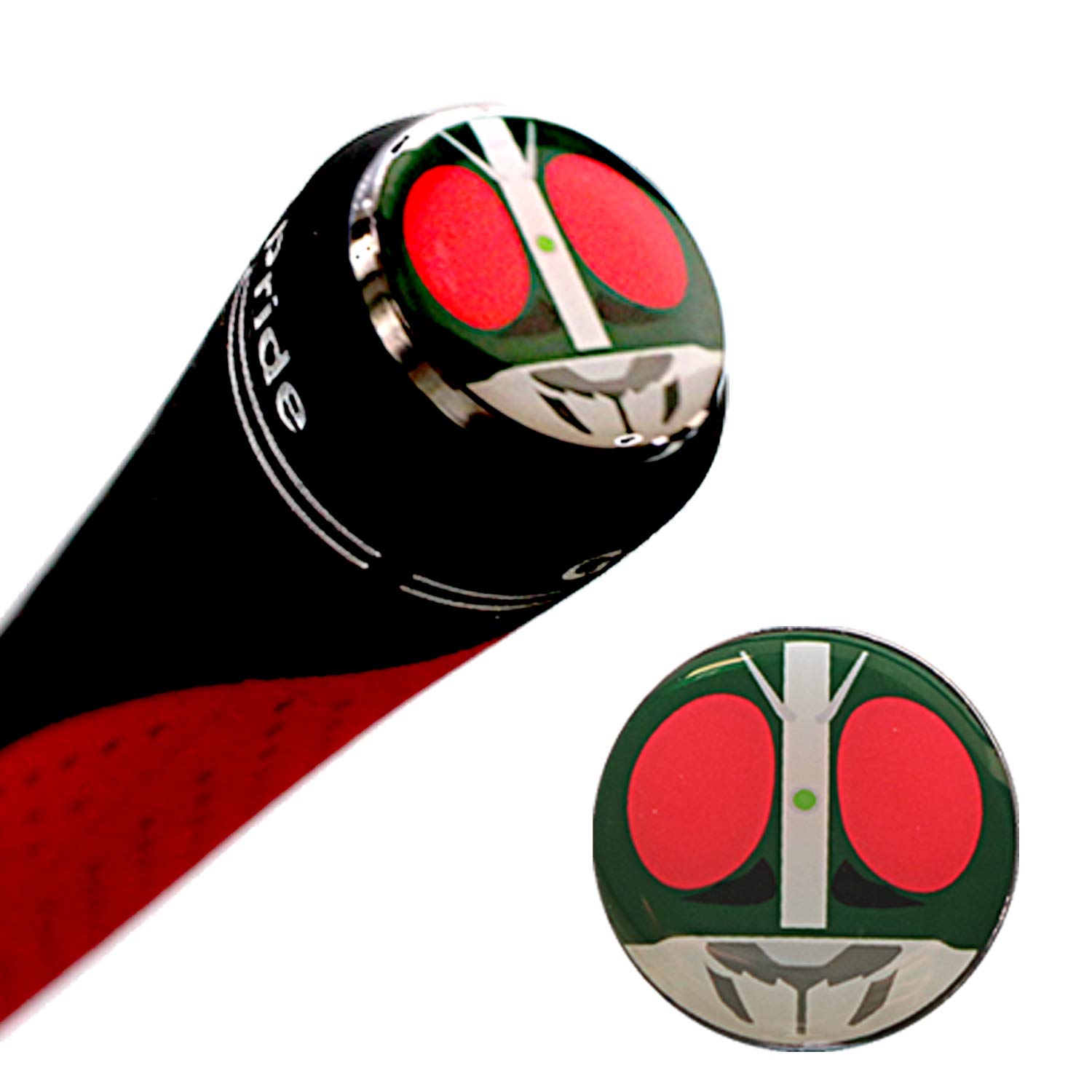 ホクシン交易 仮面ライダー グリップエンドマーカー ゴルフ